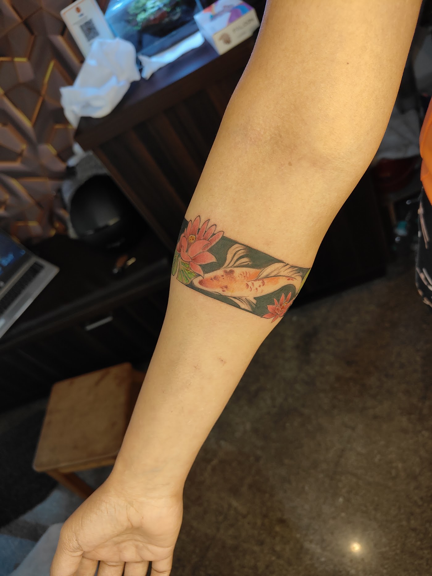 Band tattoo by KJRB Tattoo Studio, Bengaluru