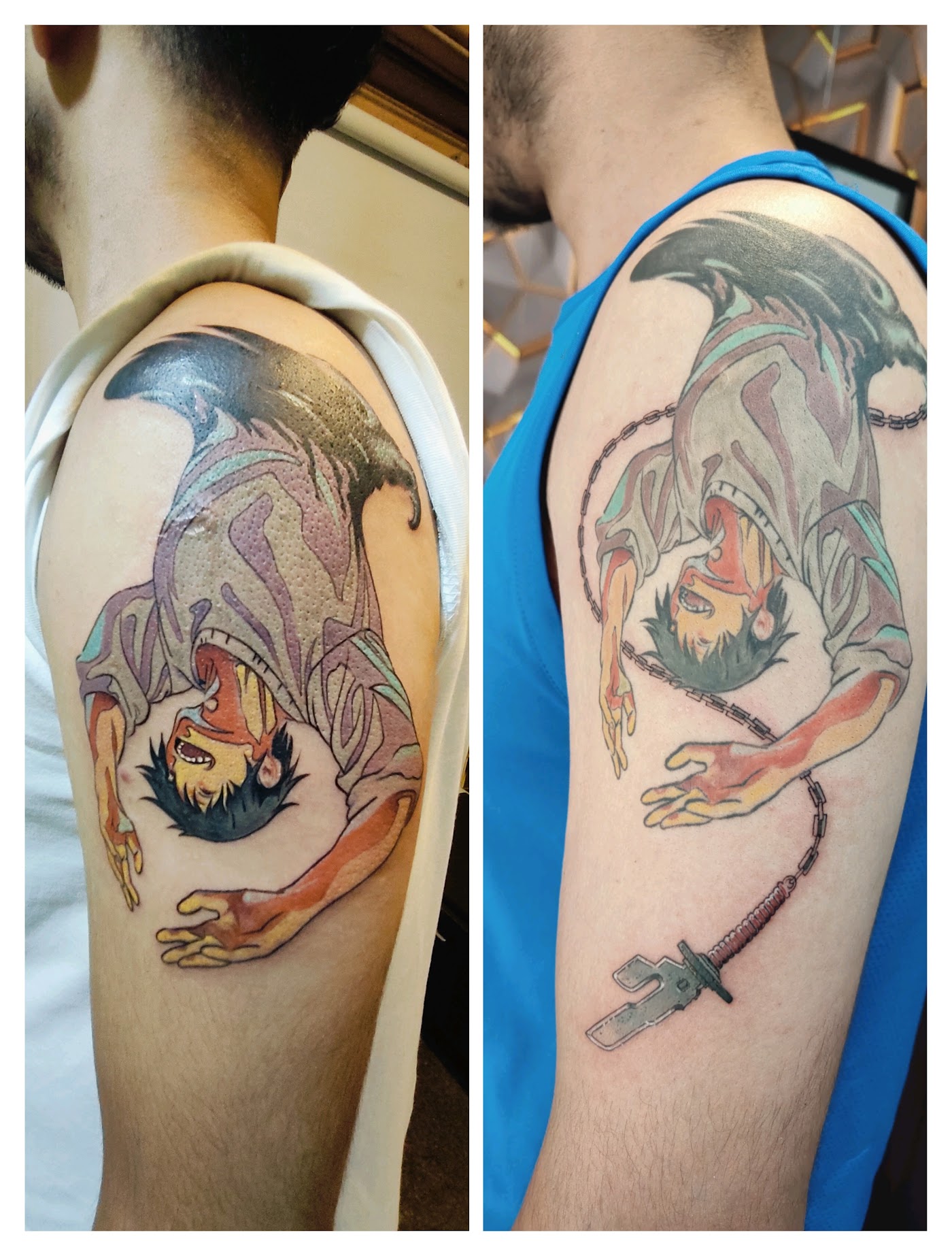 Color tattoo by KJRB Tattoo Studio, Bengaluru