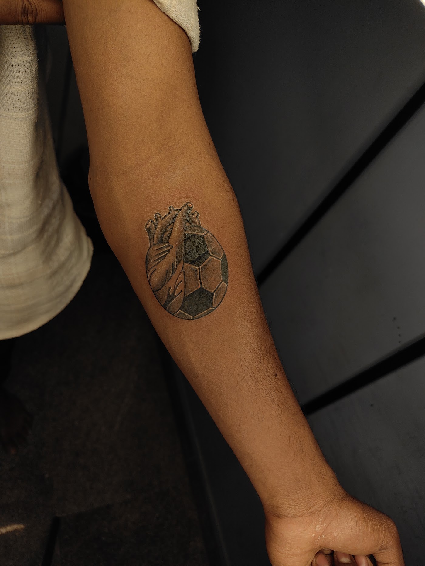Custom tattoo by KJRB Tattoo Studio, Bengaluru