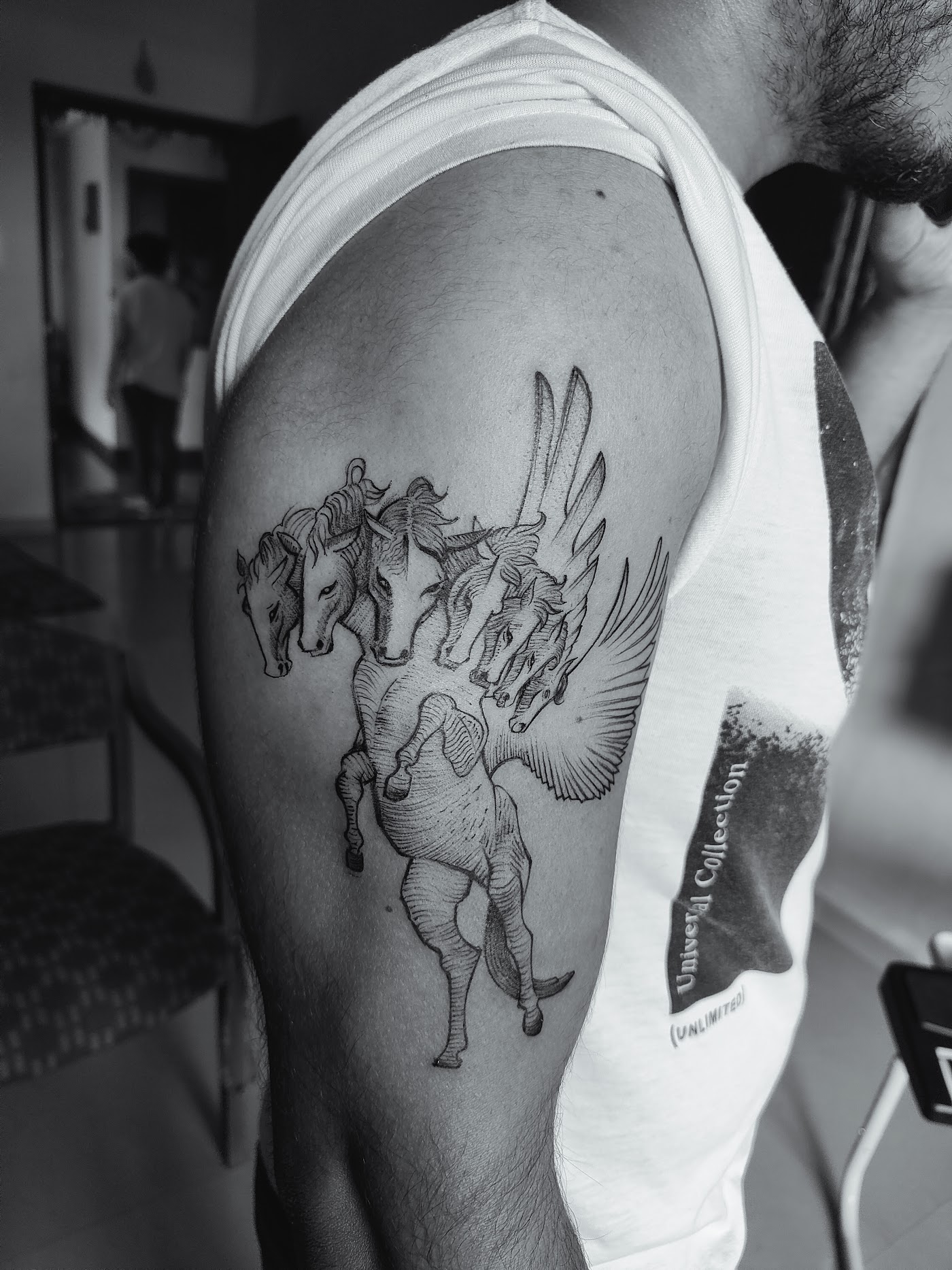 Custom tattoo by KJRB Tattoo Studio, Bengaluru