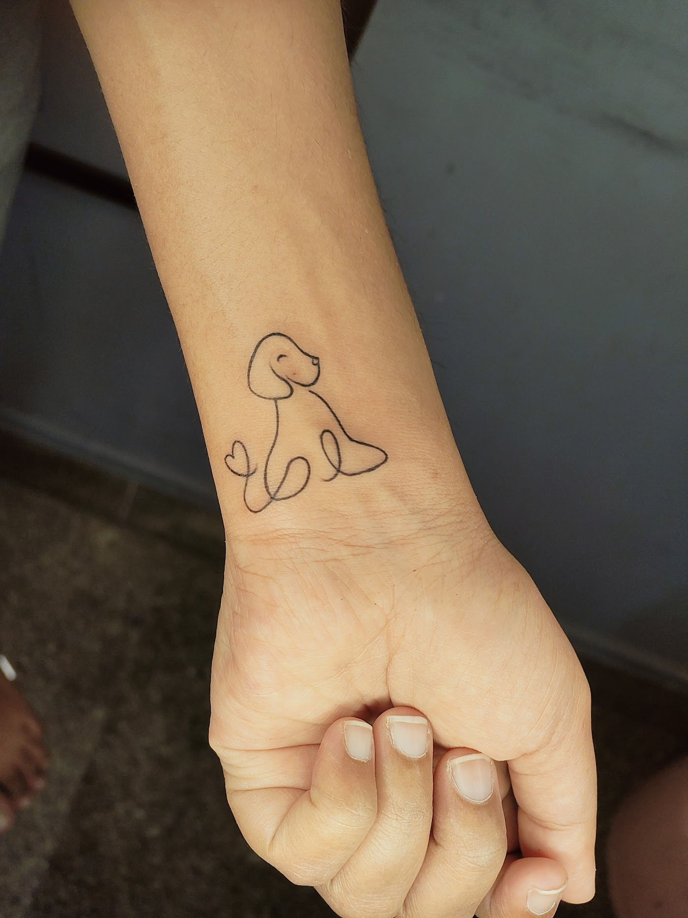 Minimal tattoo by KJRB Tattoo Studio, Bengaluru