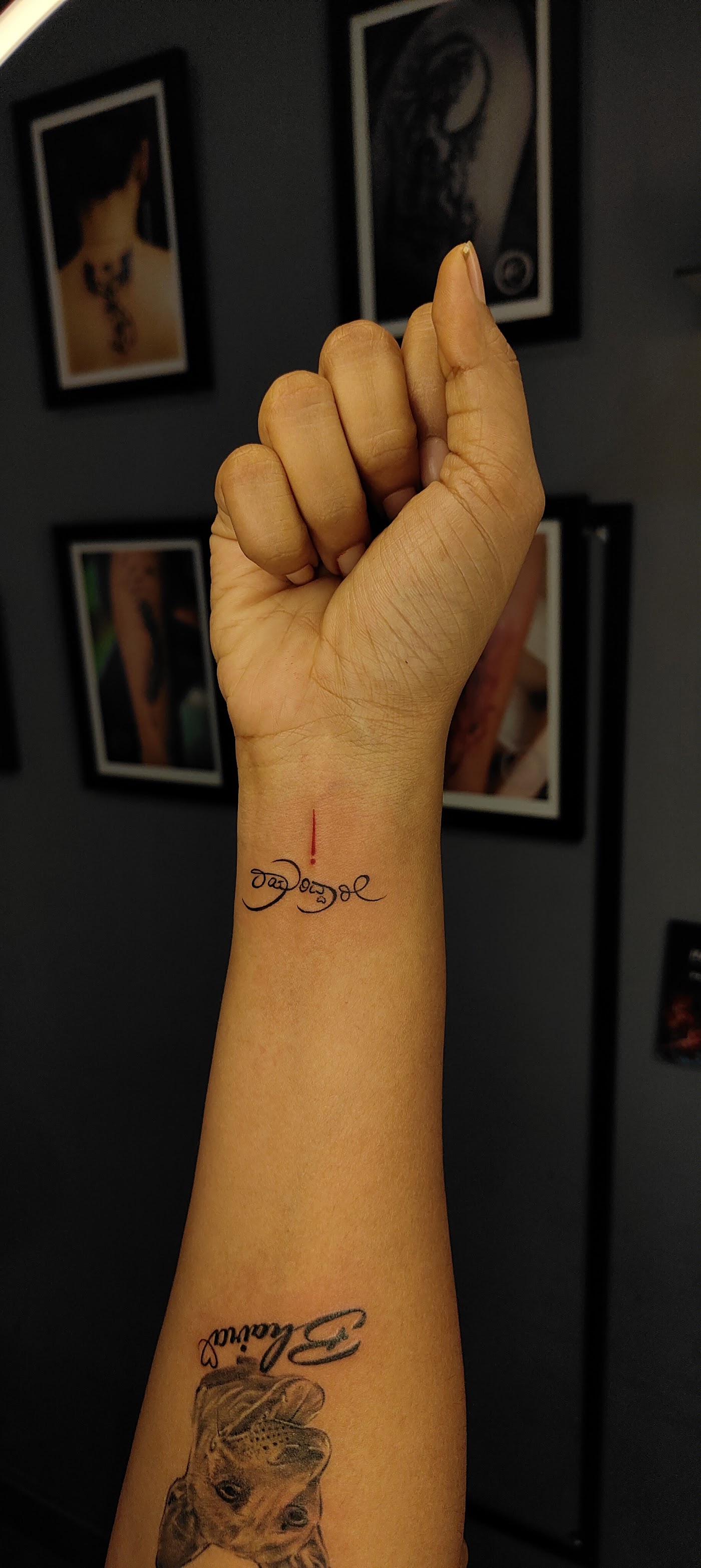 Minimal tattoo by KJRB Tattoo Studio, Bengaluru