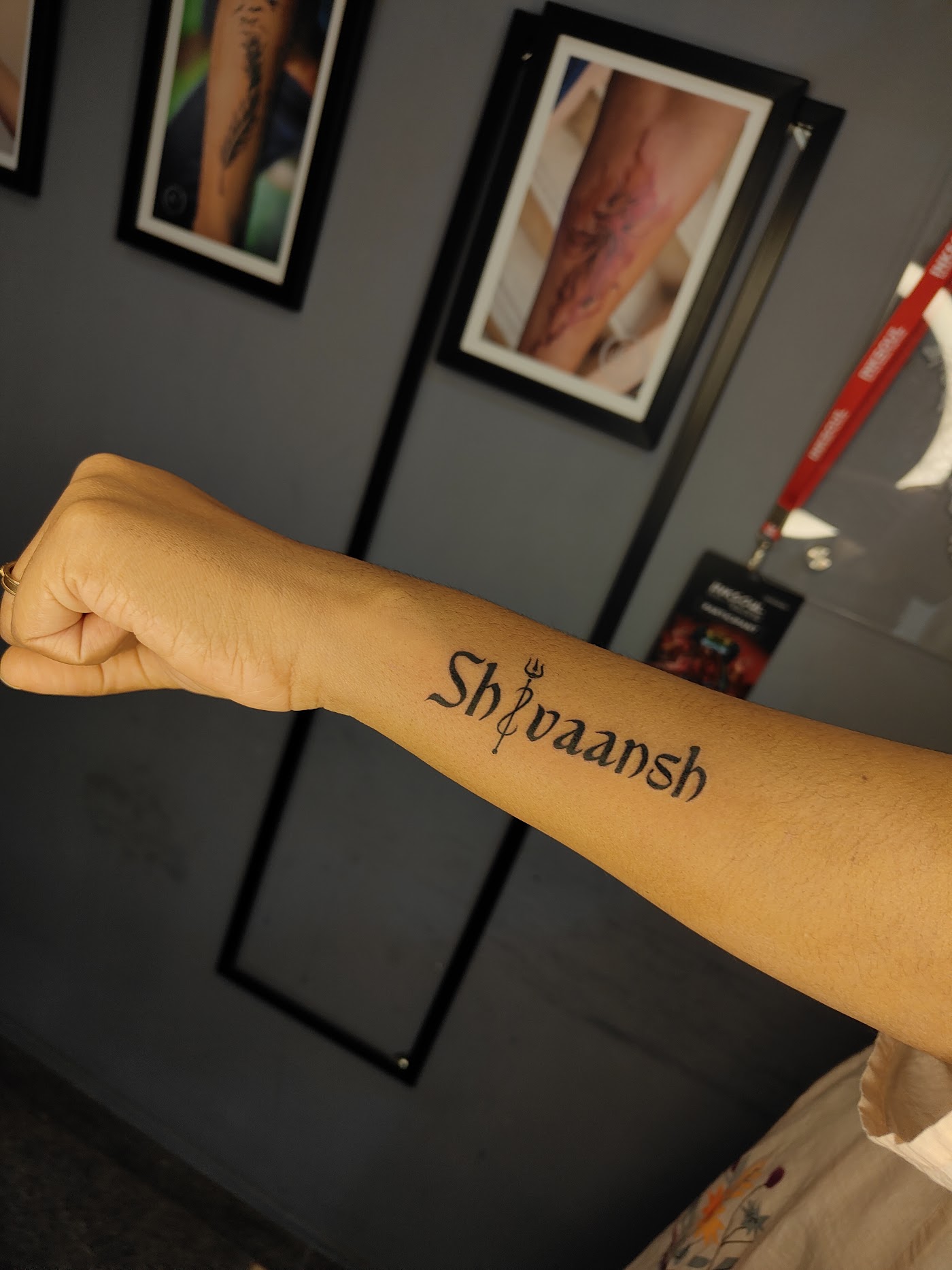 Name tattoo by KJRB Tattoo Studio, Bengaluru