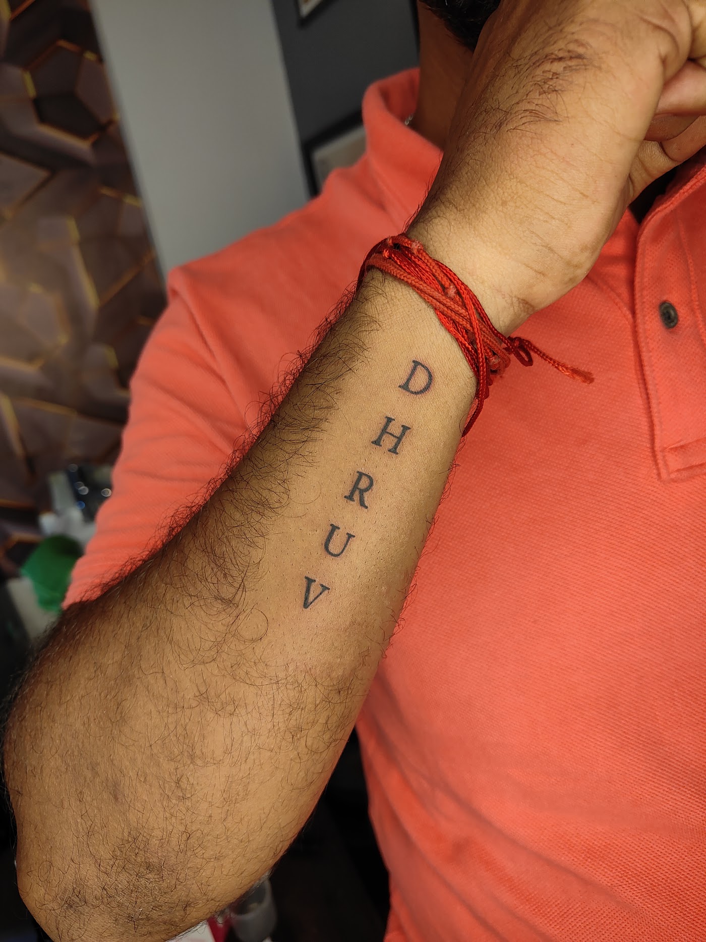 Name tattoo by KJRB Tattoo Studio, Bengaluru