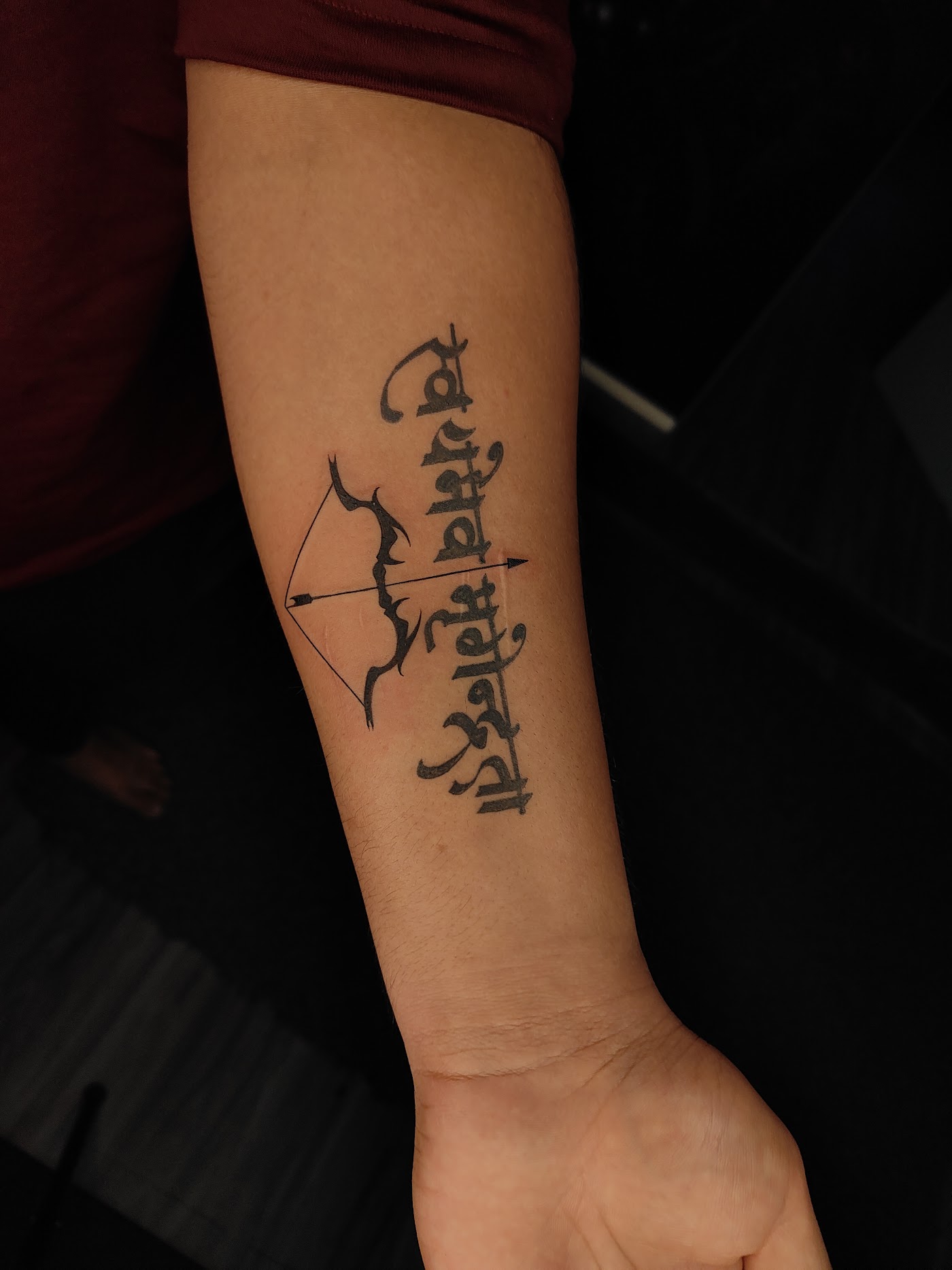 Name tattoo by KJRB Tattoo Studio, Bengaluru