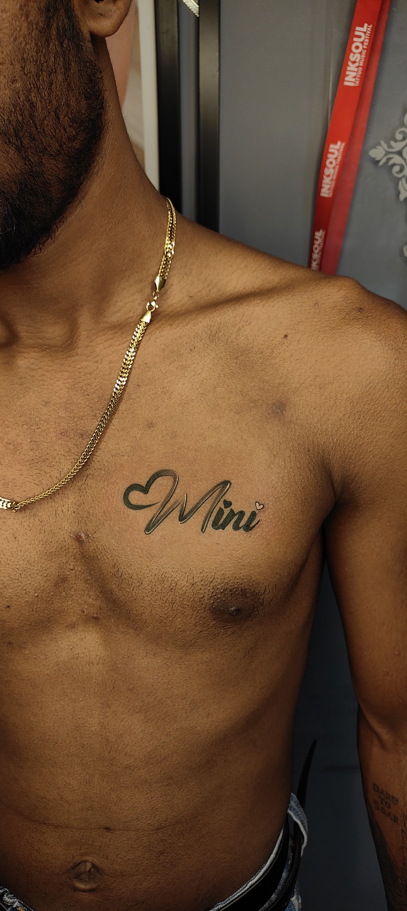 Name tattoo by KJRB Tattoo Studio, Bengaluru