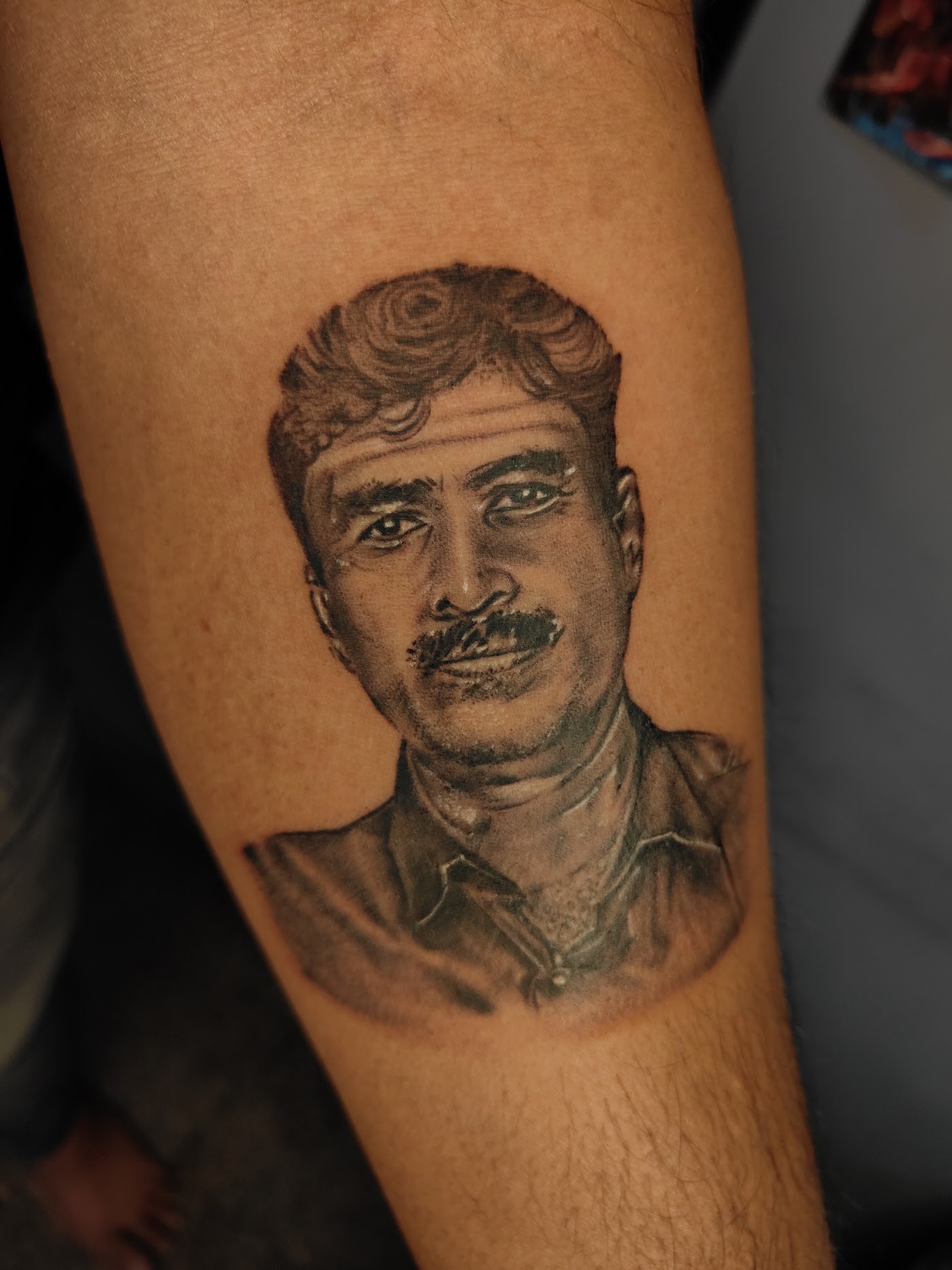 Portrait tattoo by KJRB Tattoo Studio, Bengaluru