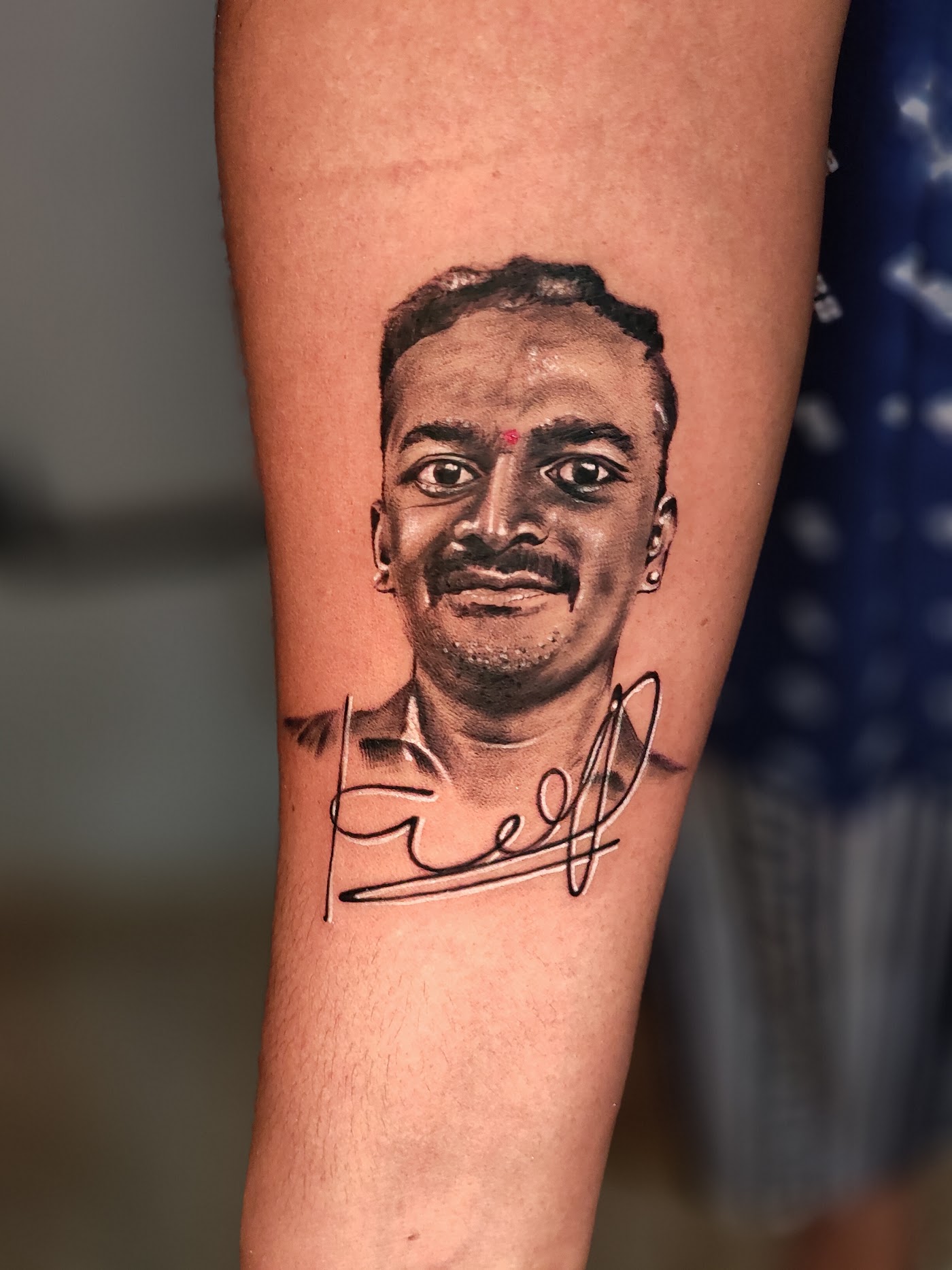 Portrait tattoo by KJRB Tattoo Studio, Bengaluru