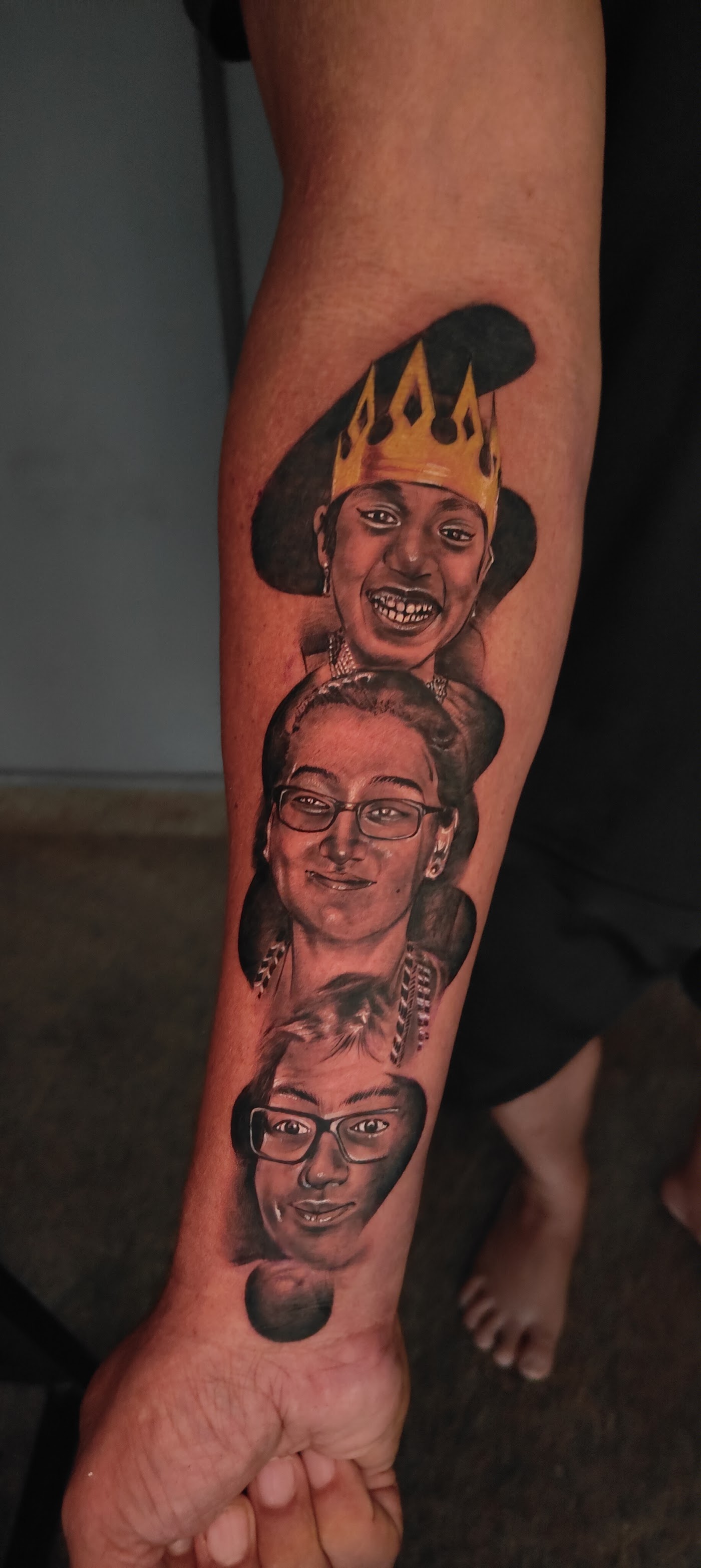 Portrait tattoo by KJRB Tattoo Studio, Bengaluru