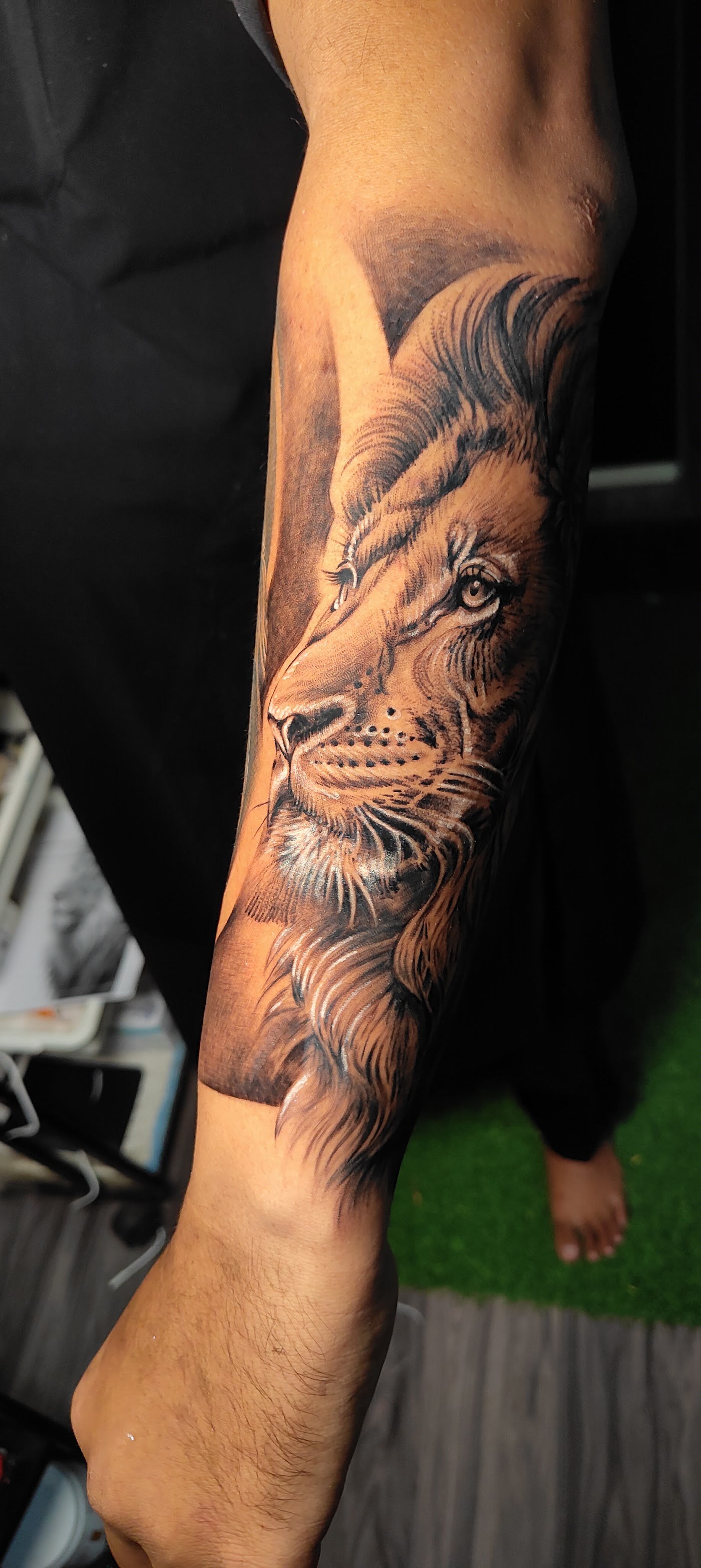 Realistic tattoo by KJRB Tattoo Studio, Bengaluru