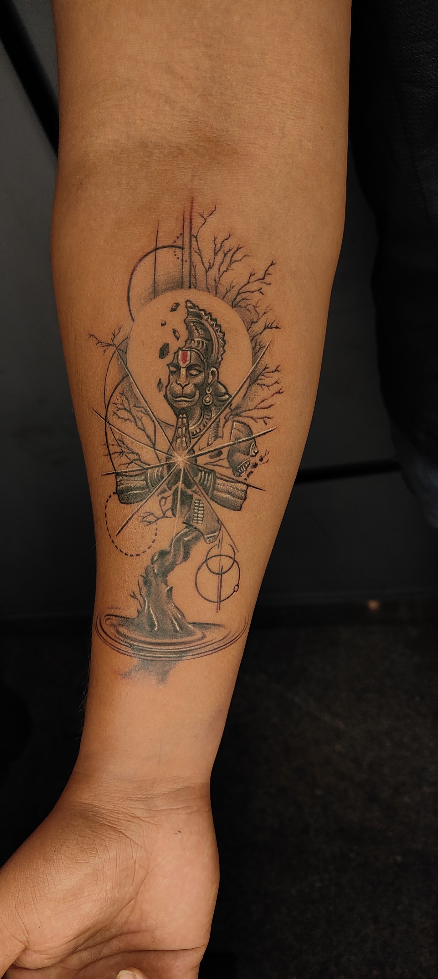 Spiritual tattoo by KJRB Tattoo Studio, Bengaluru