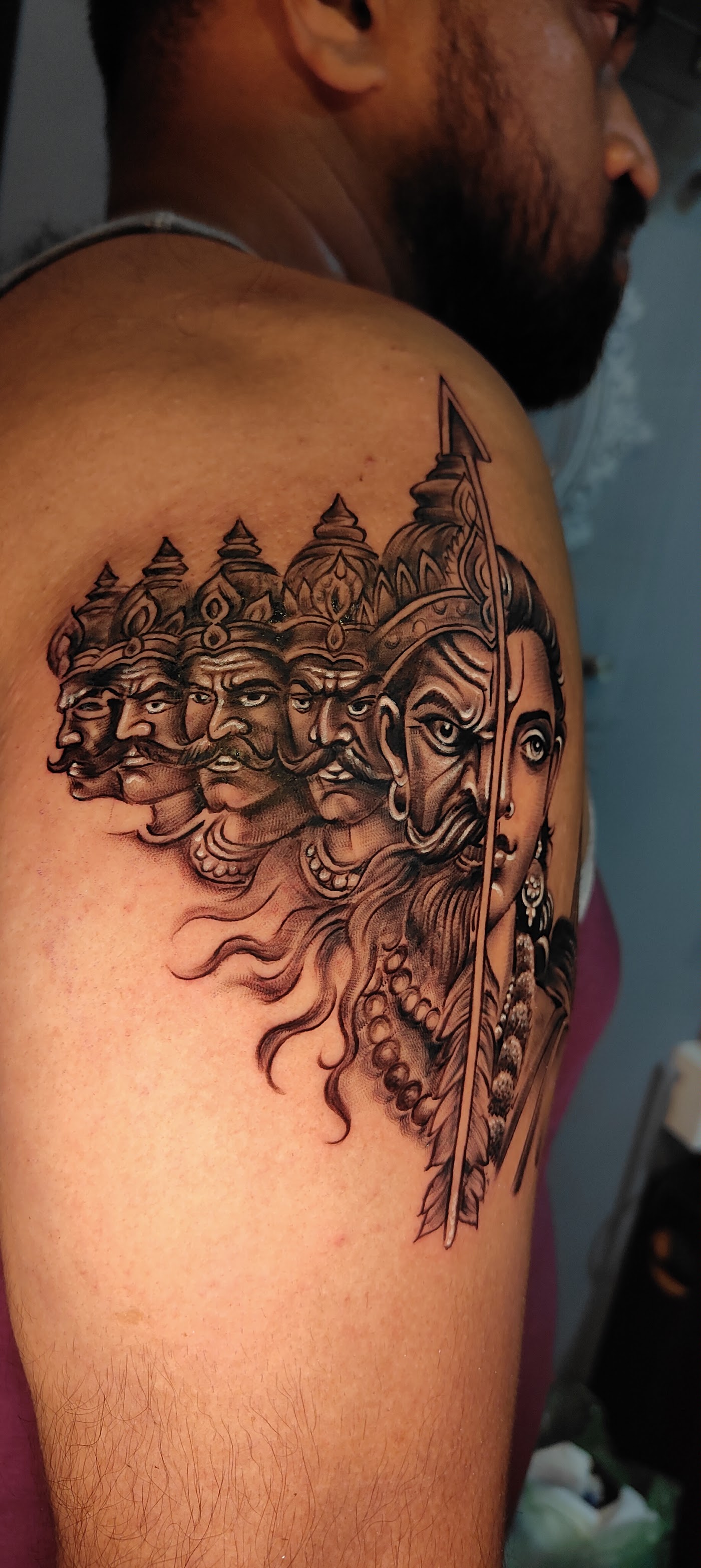 Spiritual tattoo by KJRB Tattoo Studio, Bengaluru